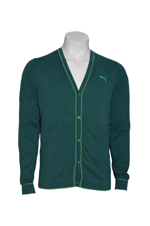 Puma férfi pulóver, sötétzöld, M INTL