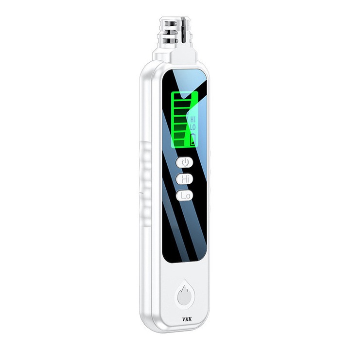 Detector monoxid carbon, VKK, Afisaj LCD, Alb