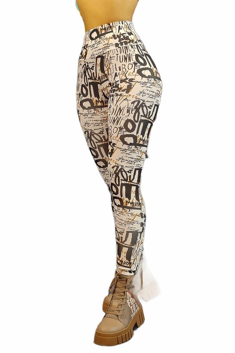 Colanti poliester dama WildFashion Multicolor, Multicolor