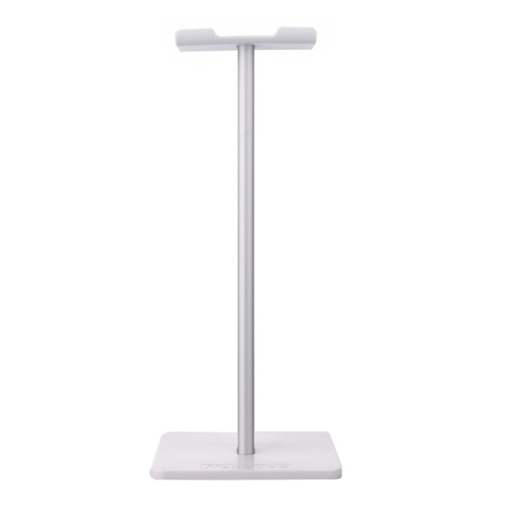 Univerzális fém tartó mobil eszközökhöz és fejhallgatókhoz, fehér színben