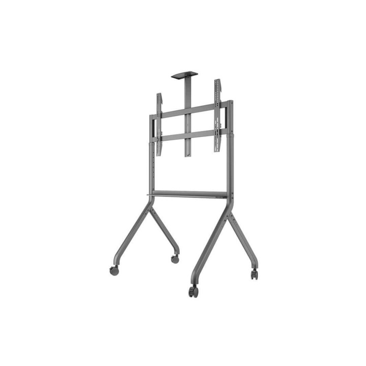 Mobil videokonferencia-állvány Multibrackets MB-6763, 55"-86", max. 90 kg, kamera és média támogatással, szürke
