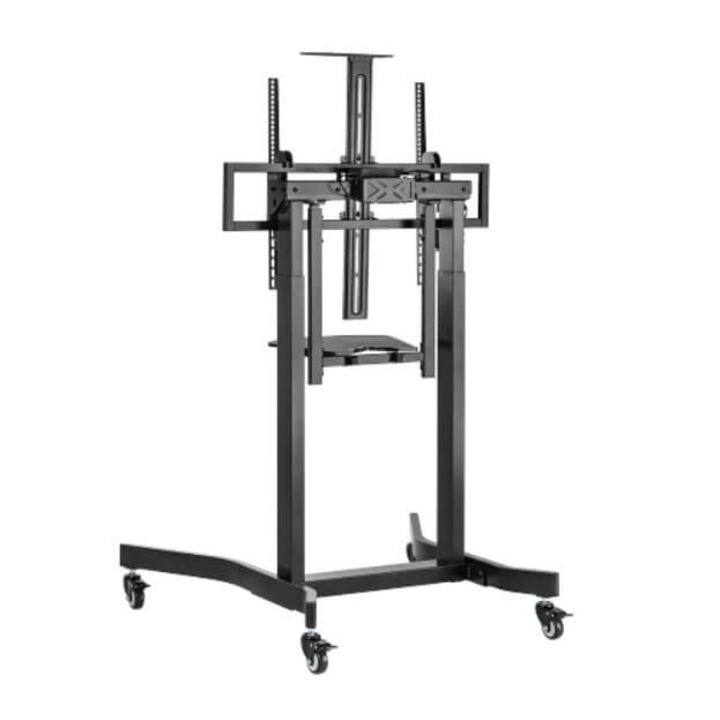 Стойка за мобилен телевизор, моторизирана, Blackmount BM-MOT120, 55"-100", макс. 120 кг, черна