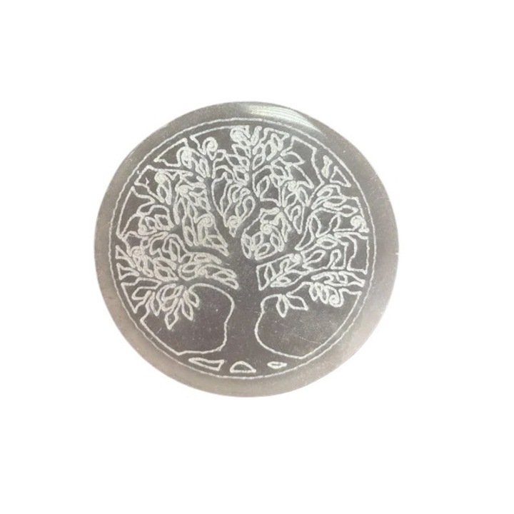 Platou Mic din Selenit 8 cm - Arborele Vietii