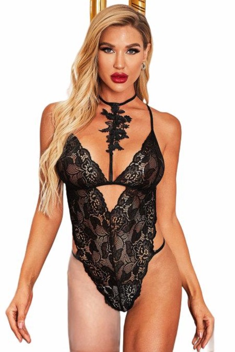 Body dama, WildFashion, Poliester, 963, Negru