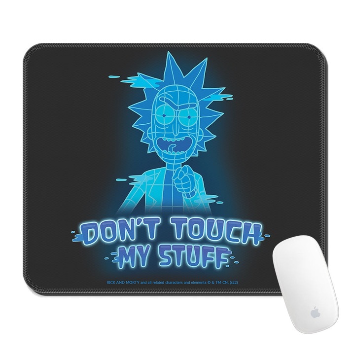 Mouse pad 32x27cm Rick and Morty 028 Negru