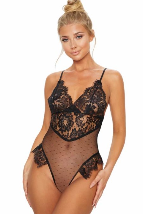 Body dama, WildFashion, Poliester, 1080, Negru