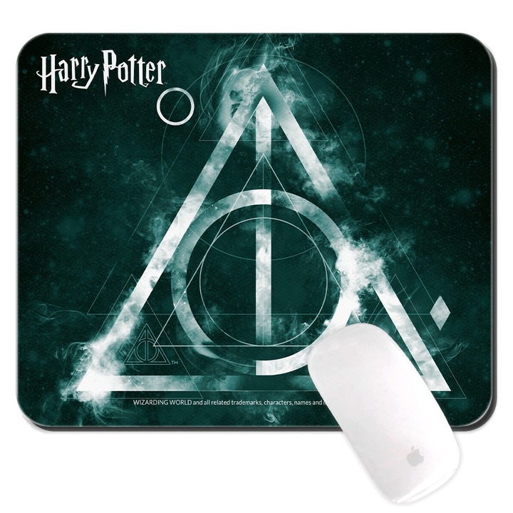Mousepad, Ert Group, Model Harry Potter, 19 x 23 cm, Negru