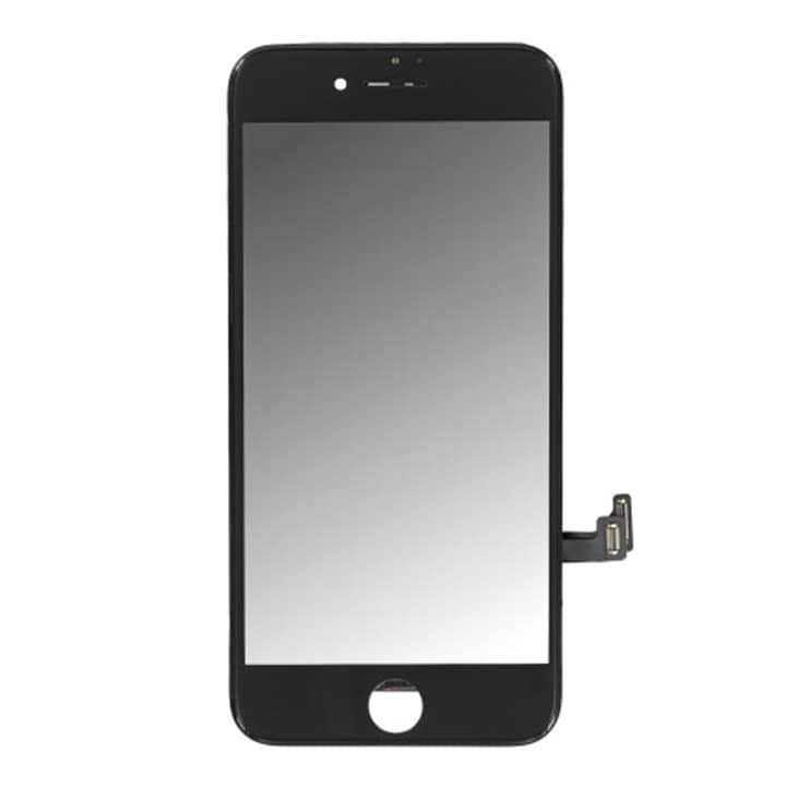 Display LCD IPS cu touchscreen si rama compatibil cu Apple iPhone 7, Negru