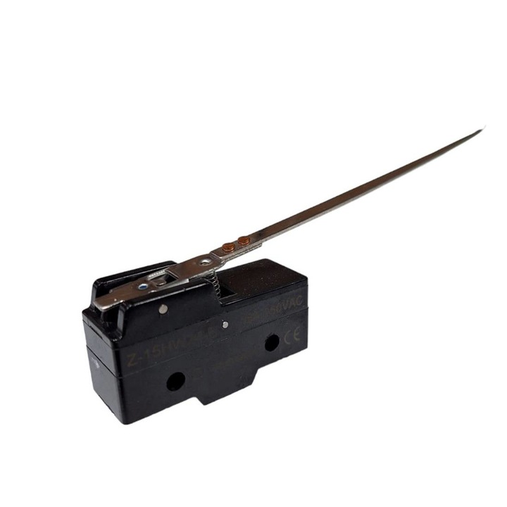 Comutator Z-15HW24-B, Neretentiv, Umar 120mm, DAR, NC, Negru, 250VAC, 15A