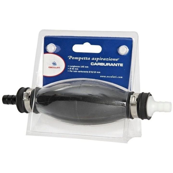 Pompa distributie carburanti, OSCULATI, capacitate mare, 50x145mm, diametru furtun 10mm