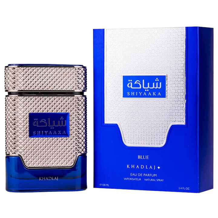 Apa de Parfum Shiyaaka Blue Khadlaj, Barbati, 100 ml