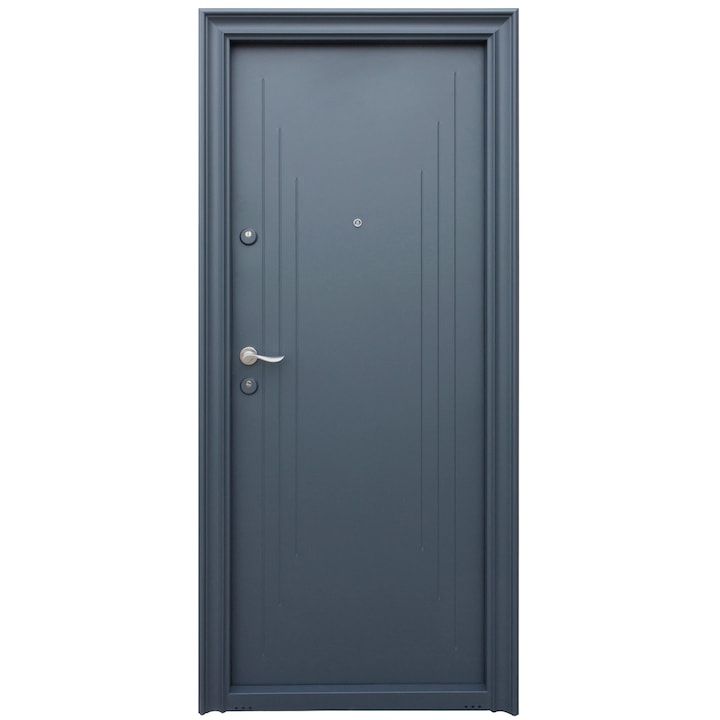 Usa metalica pentru exterior Tracia Tissia, dreapta, gri antracit, RAL 7016, 205x88 cm