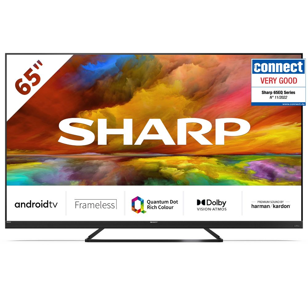 65 Zoll 4k Ultra Hd Quantum Dot Sharp Android Tv