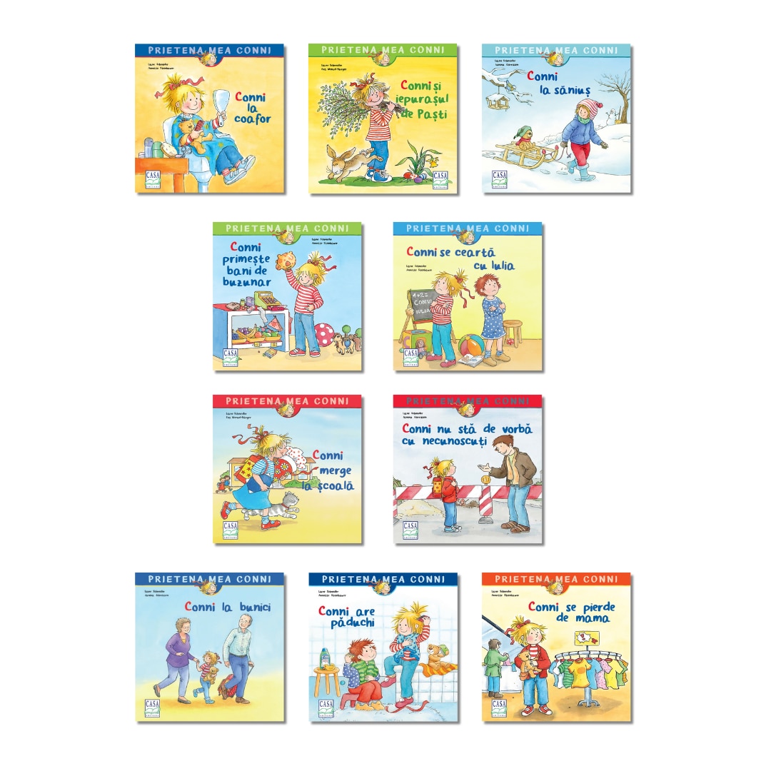 Pachet Conni 10 titluri (nr. 11-20), Liane Schneider, Eva Wenzel-Burger,Wolfram Hanel, Anna Doring, Annette Steinhauer