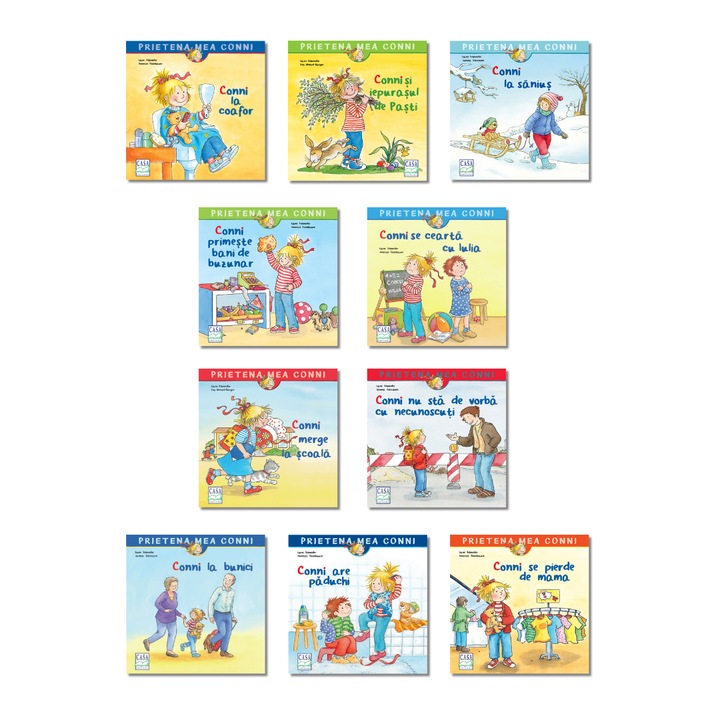 Pachet Conni 10 titluri (nr. 11-20), Liane Schneider, Eva Wenzel-Burger,Wolfram Hanel, Anna Doring, Annette Steinhauer