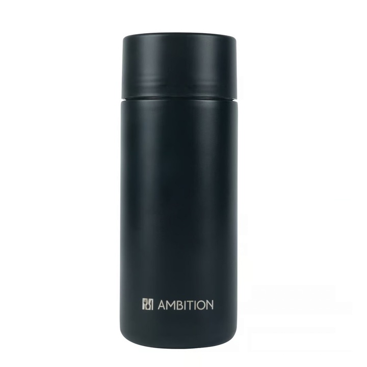 Cana termos Ambition Calido, 400ml, negru, invelis ceramic