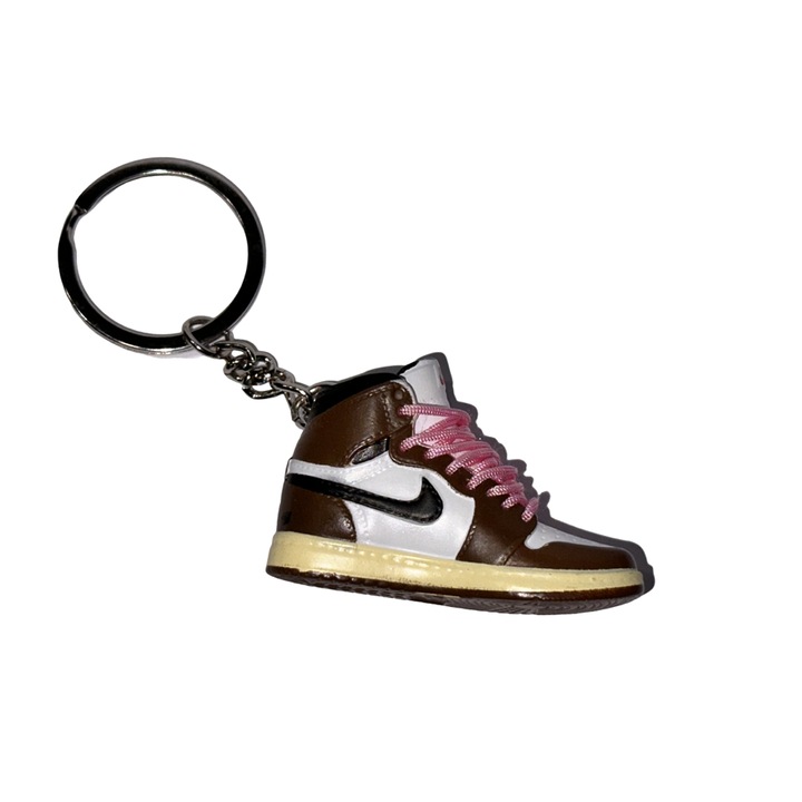 Ключодържател Nike Jordan 1 High Travis Scott Brown-Pink