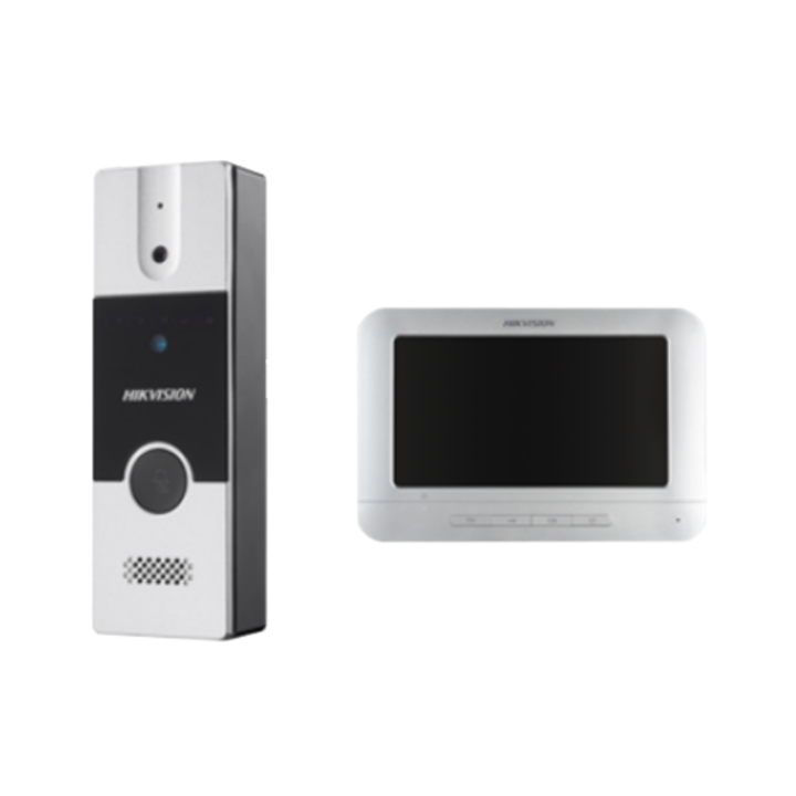 Комплект видеоинтерфон аналогичен 7'', conectare 4 fire - HIKVISION DS-KIS202T