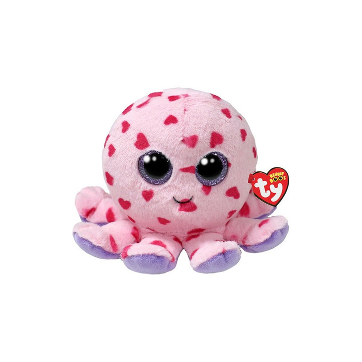 Figurina de plus BOOS BUBBLES, Ty, 15cm, Caracatita