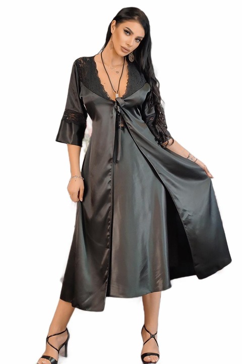 Női fehérnemű szett, WildFashion, poliészter, 2604, Fekete