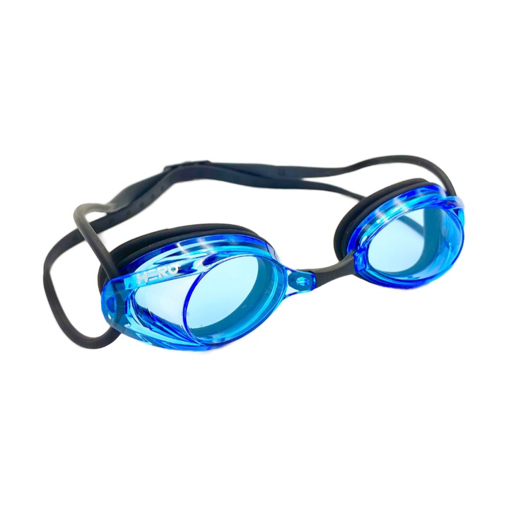 Очила за плуване за възрастни HERO Flash, Черен, Син