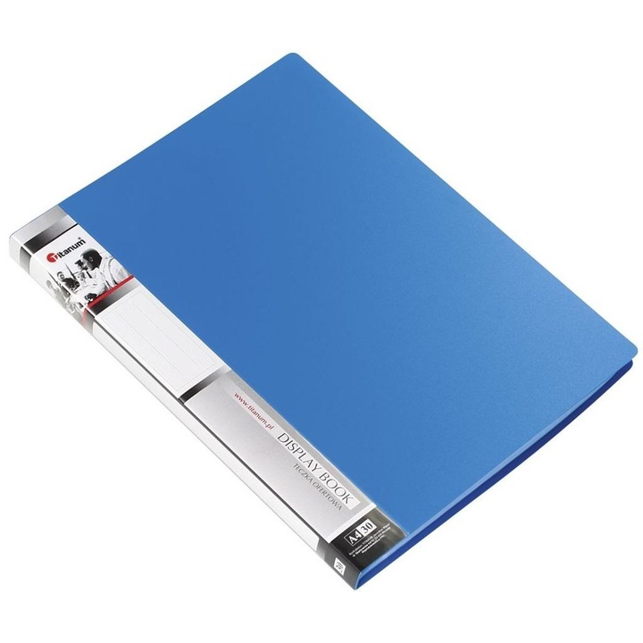 Dosar A4, Titanum, PP, Albastru