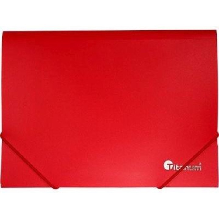 Dosar A5, Titanum, Polipropilena, Rosu