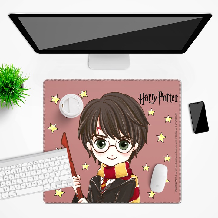 Mousepad, Ert Group, Harry Potter, 50x45 cm, Multicolor