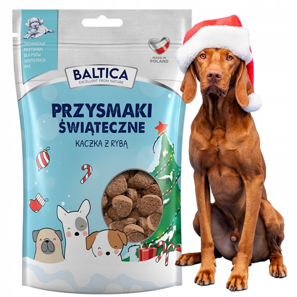 Лакомства за кучета, с патица и риба, сухи, 100 гр - eMAG.bg