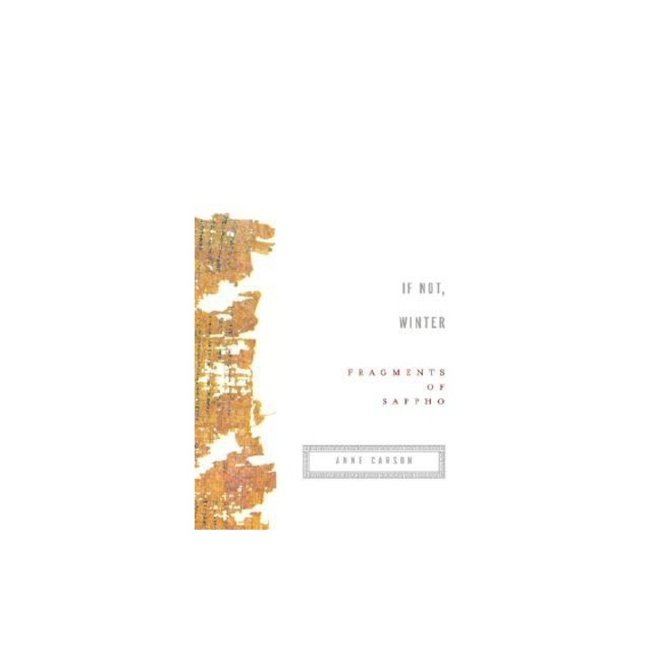 If Not, Winter Fragments of Sappho, Sappho