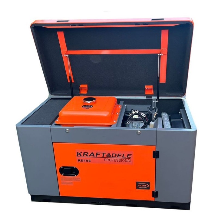Generator curent monofazat, 14/15.5kW, KD198, Kraft&Dele