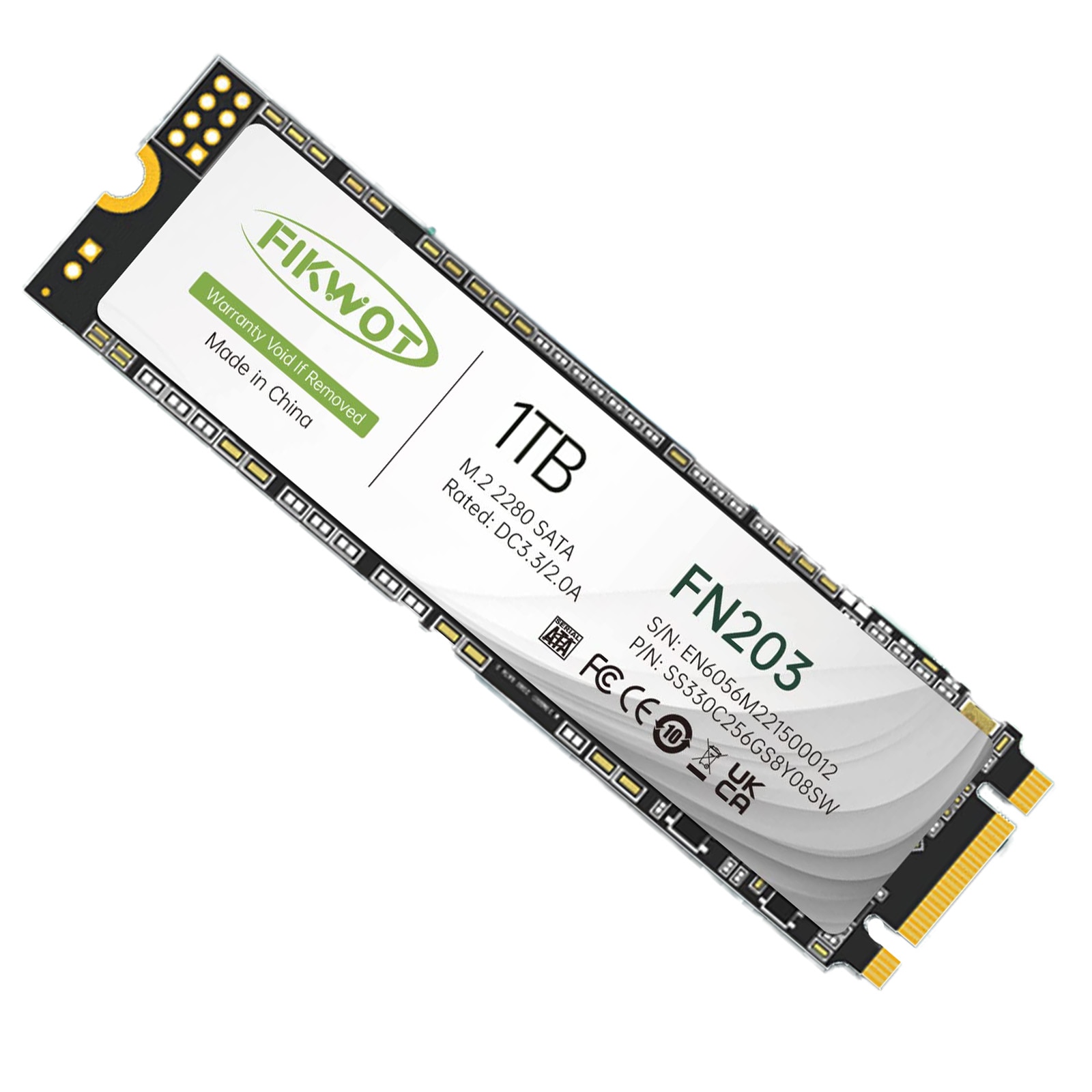 Fikwot FN203 M.2 SATA SSD M.2 2280 内蔵 SSD FIKWOT 2TB FN203 M.2