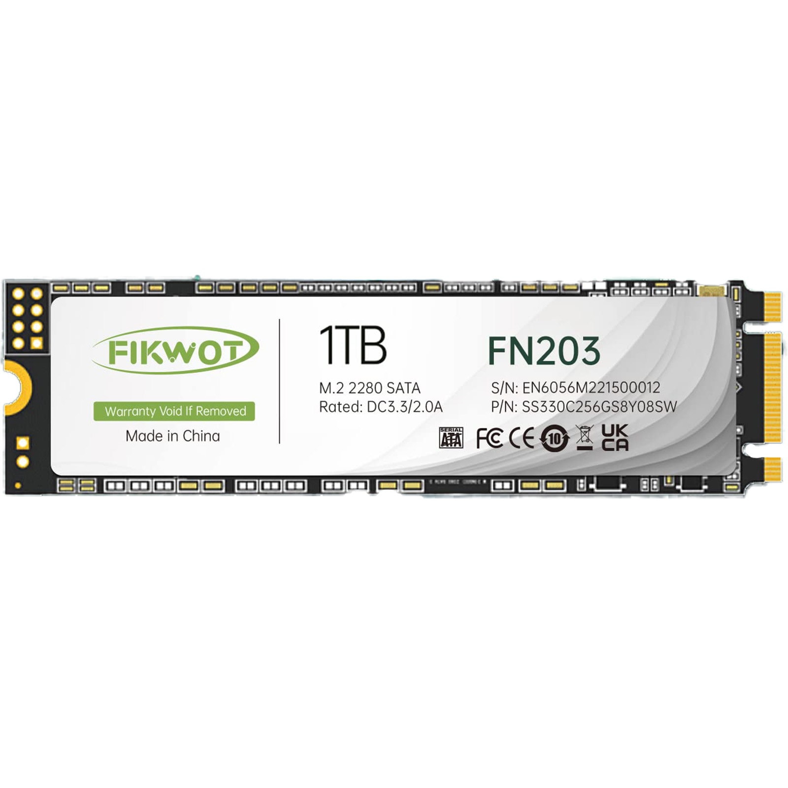 Solid State Drive (SSD) Fikwot FN203, 1TB, SATA III, M.2. 2280