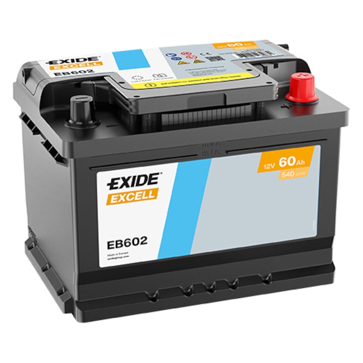 Acumulator turism EXIDE 12V 60Ah/520A, 242x175x175 B13