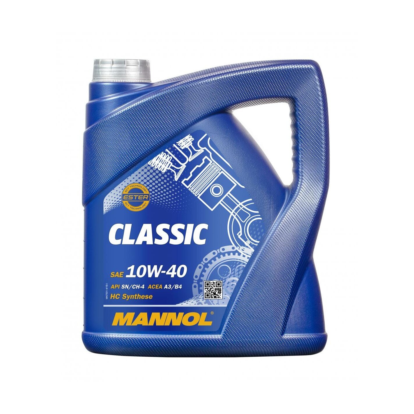 MANNOL Motoröl 10W-40 – 6 Liter + 2x Motor Flush Additiv