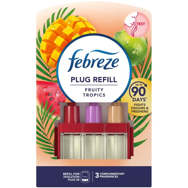 Utántöltő Febreze 3Volution Fruity Tropics szobafrissítő, 1x20ml