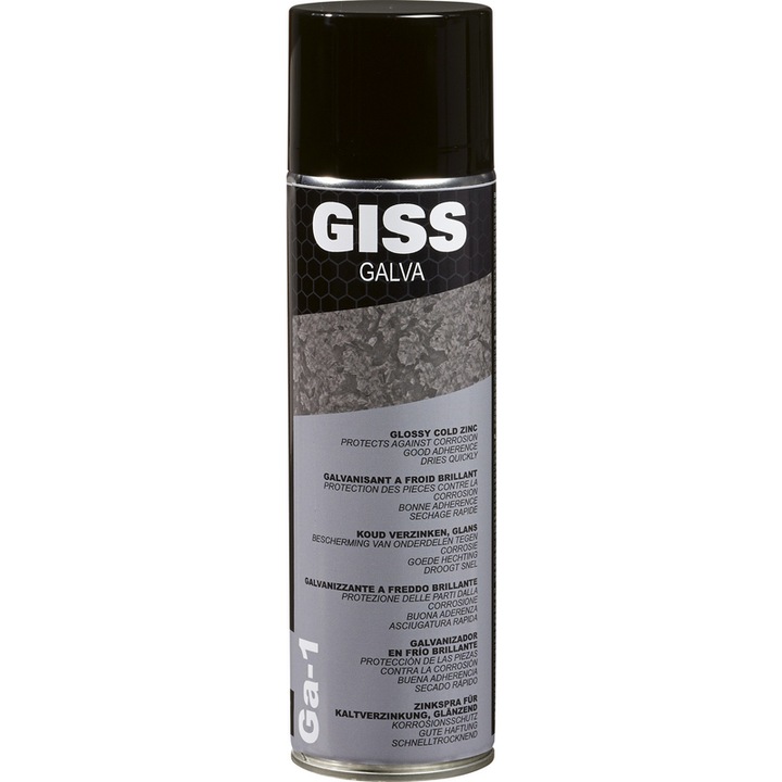 Spray zinc tip vopsea rezistent la coroziune 650ml Giss Spartex