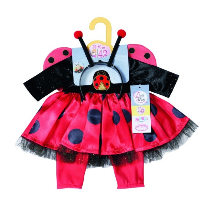 Katica ruha Baby Bornhoz, Zapf, 43cm, Multicolor