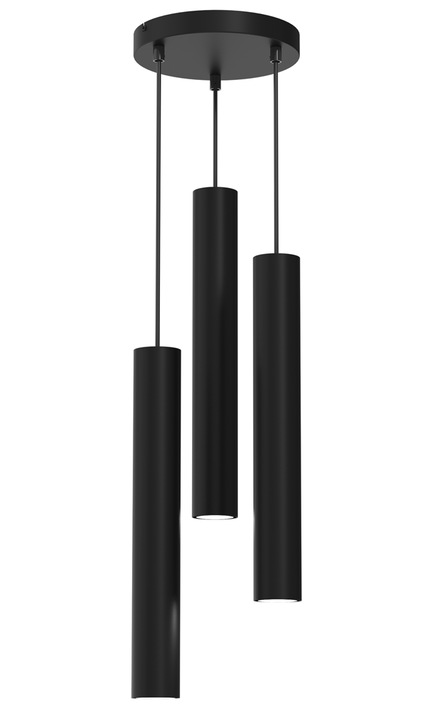 Lustra suspendata, Milagro, Metal, Negru