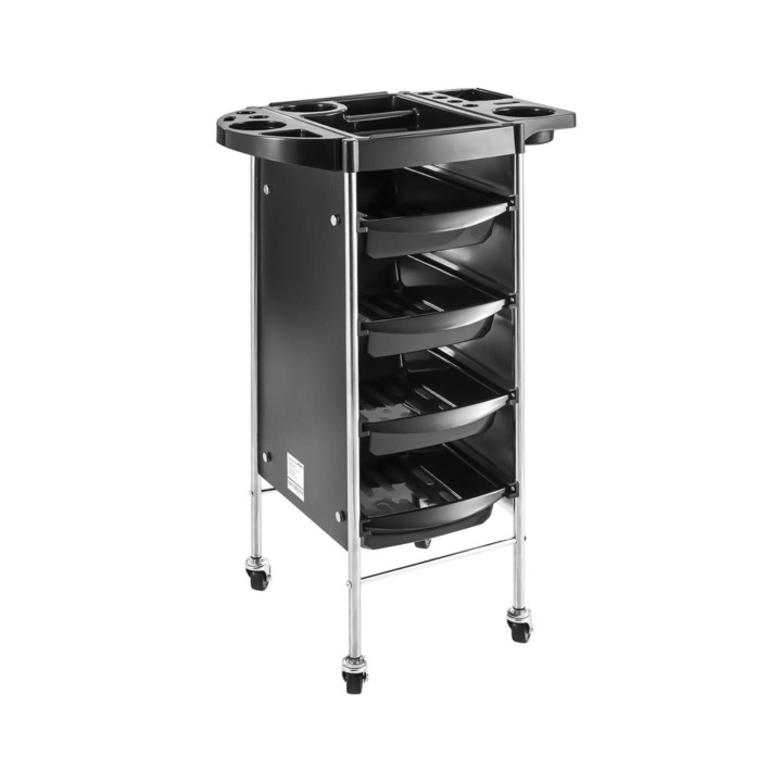 Carucior mobil, Physa, Cu roti, Compartimentat, Negru