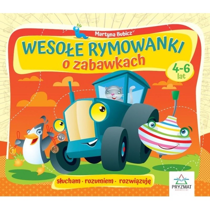Interaktív gyerekjáték Wesołe rymowanki o zabawkach, Wydawnictwo Pryzmat, karton, 4/6 éves, többszínű