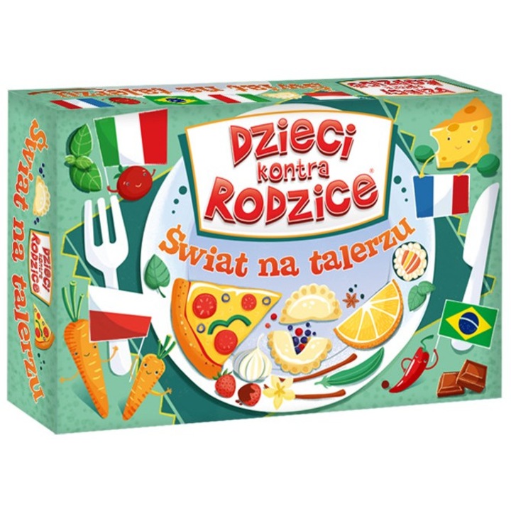 Társasjáték Gra Dzieci kontra Rodzice Świat na talezu, Kangur, Karton, Többszínű