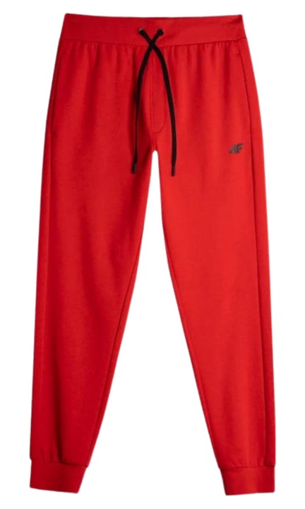 Férfi nadrág, 4F, pamut, piros, Piros, XL