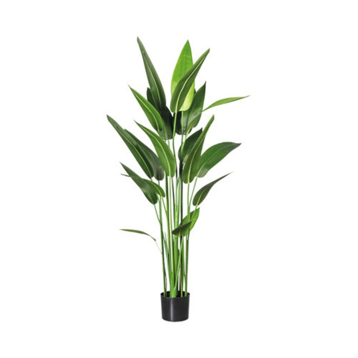 Planta Artificiala Canna In Ghiveci H 140 Cm Verde
