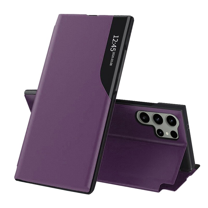 Калъф за мобилен телефон Techsuit за Samsung Galaxy S24 Ultra, eFold Series, Purple