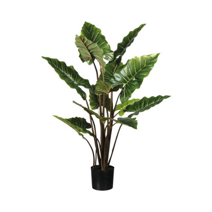 Planta Artificiala Colocazie Taro In Ghiveci H 140 Cm Verde