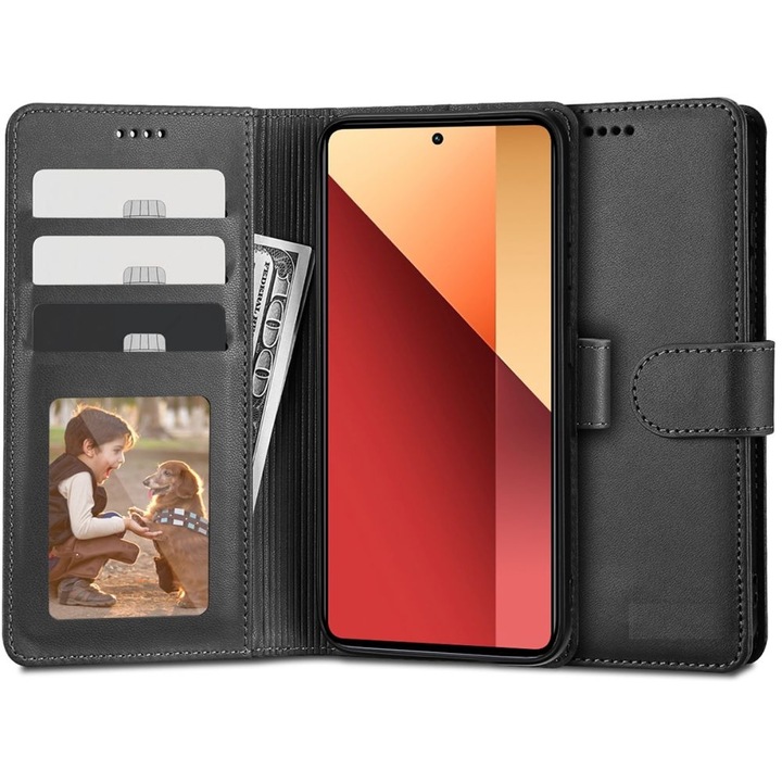 Калъф fixGuard Wallet за Xiaomi Redmi Note 13 Pro 4G / LTE / Poco M6 Pro 4G / LTE, Black