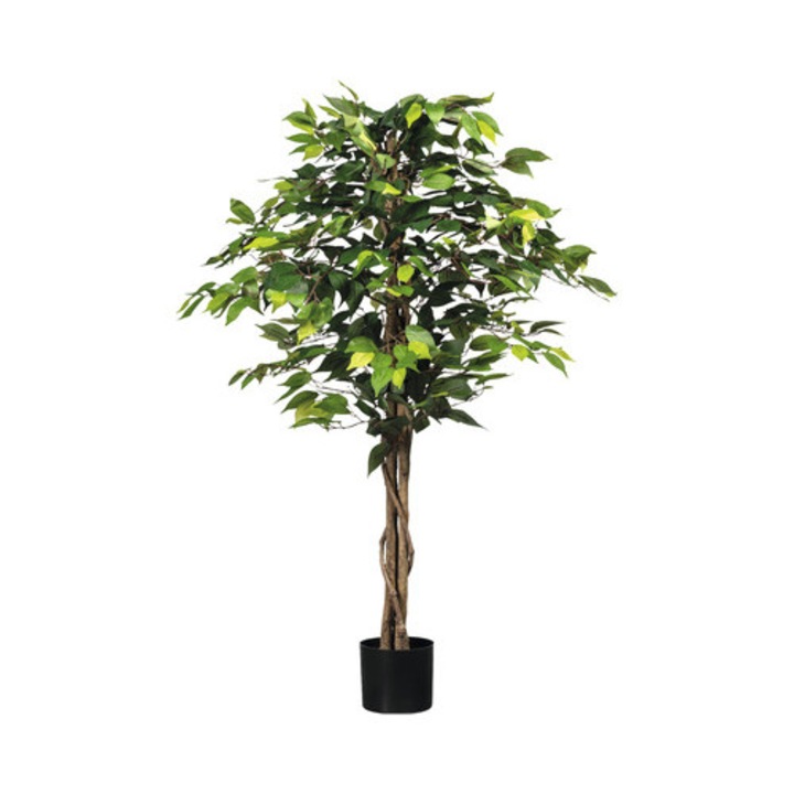 Planta Artificiala Feriga Benjamina H 120 Cm 630 Frunze Verde
