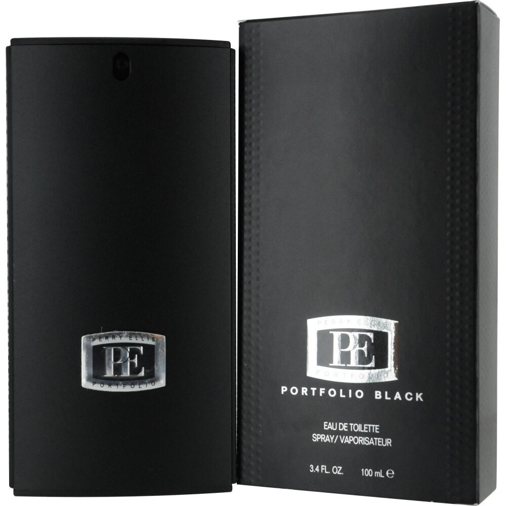 Apa de Toaleta Perry Ellis Portfolio Black, Barbati, 100ml