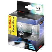 Set 2 Becuri auto cu halogen pentru far Bosch H7 Xenon Silver, 12V, 55W